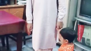 Faiqa started walking