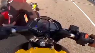 New bike Accident video