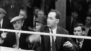 Charlie Chaplin Playing Boxing