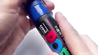 Drawing but the marker is huge