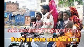 Funny virul over load bike vedio