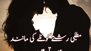 Matlabi Rishtay / Urdu Quotes / Urdu Aqwal WhatsApp Status