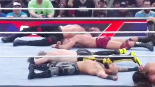 Epic moment in the royal rumble match 2023 #shorts