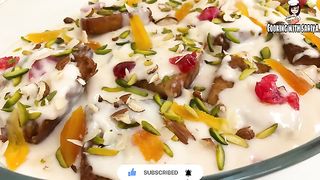 Dessert Recipe with milk _Bread ♥️♥️♥️