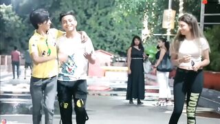 Reaction prank on cute girl