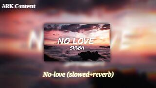 No love lofi song (slowed+reverb)|| new Punjabi song ||Shubh song