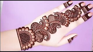 simple mehndi design 2023 back hand