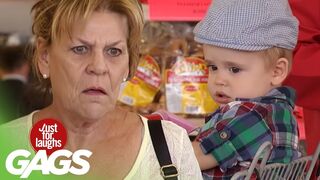 Cute Baby Found in Random Shopping Cart Prank