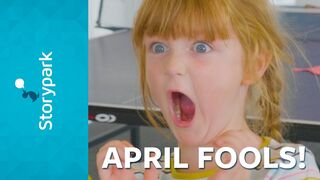 Children prank the Storypark office for April Fools