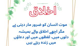 اچھے اخلاق | Good ettiquaties | Respectful
