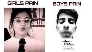 Girls Pain Vs Boys Pain ???????? #sadstatus #boyspain