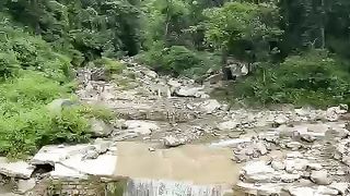 Beautiful serenity of kathgodam #hillside #kathgodam #funwithSabRe #waterfall