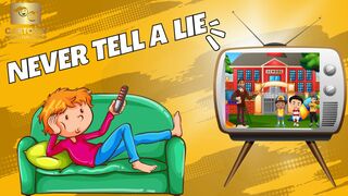 Never Tell A Lie|| Kids Cartoon || Story For Kids || Cartoon World || Fun World || Urdu || Hindi