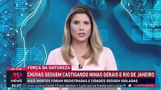 Chuvas causam estragos no RJ e MG