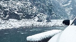 Nathia gali snowfall
