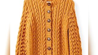 Beautiful knitted cardigan pattern for women