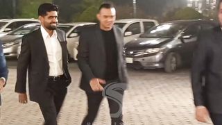 Babar Azam Ravishing Style Entry at Aleem Dar son Wedding in Lahore