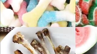 If they choose you ❤️ eat gelatin against the real one