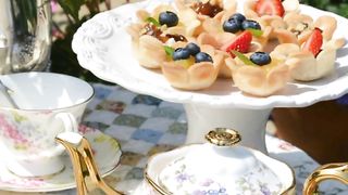 Evening Tea in the Lawn