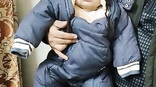 Cute baby with baba❤️❤️