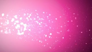 New Copyright free Abstract Heart Animated Background