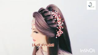 Bridal hairstyles kashee's l Stylish best ponytail l wedding hairstyles kashee's l engagement look