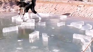 Making a house out of ice!