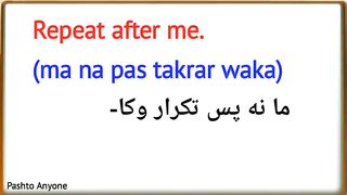 English to Pashto sentences lesson 217 | learn pashto language | english to pashto learning