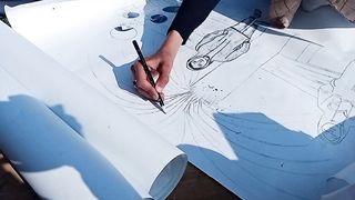 Art work University of Sargodha girls