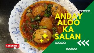 Anday Aloo Ka Salan Recipe By Cook & Vlog With FR