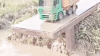 what happened, when throwing big fish from dumper