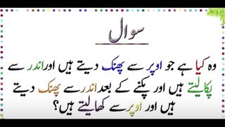 Riddles Urdu & Hindi