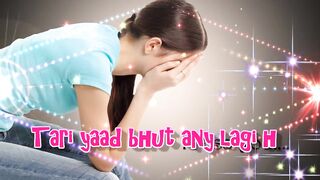 teri yaaad bhut ab any lage h Whatsapp Status  HD