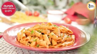 Pasta with Roasted Tomato Cream Sauce Recipe By Food Fusion