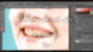 how to make teeth white in photoshop