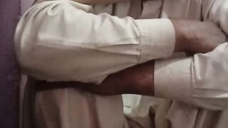 My father talking with my brother