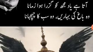 "علامہ اقبال کی خوبصورت نظم "پرندے کی فریاد