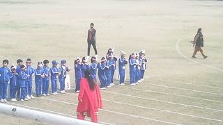 Annual sports day rabbit race