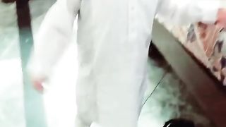 Baby is very happy in eid day
