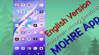Employment Histroy Certificae in UAE English