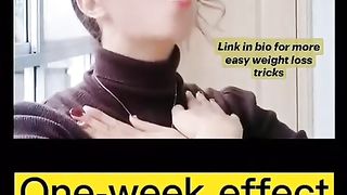 Face exercise for double chin