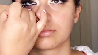 Smokey eye makeup