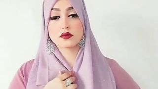 Hijab wearing by a beautiful girl//lattest hijab design 2023