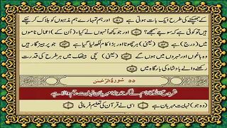 55 Surah Al-Rahman Only Urdu Translation