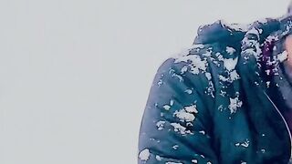 live snow falling✨????????️