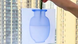 Flower pot stickers on Amazon