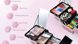Makeup Train Case for Girls Cosmetic|Home gadgets and kitchen utensils|tool items|amazon