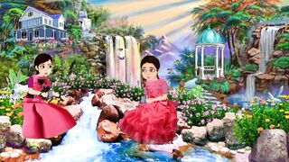 Beautiful Animations and butterfly and so beautiful water and background