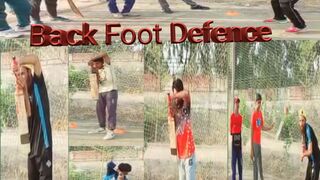 How to play back foot defence/cricket pakistan/Ahmad63
