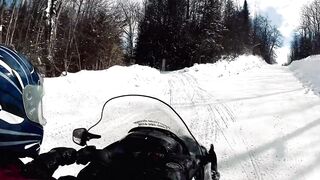 Driving in snow amazing